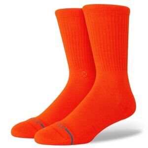 NWT Stance Combed Cotton Crew Socks - Color = Tomato – Medium